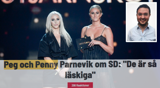 Penny Parnevik, Ungsvenskarna SDU, Peg Parnevik