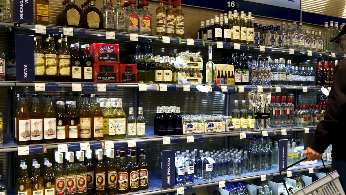 Alkohol med högre procent säljs endast på systembolaget