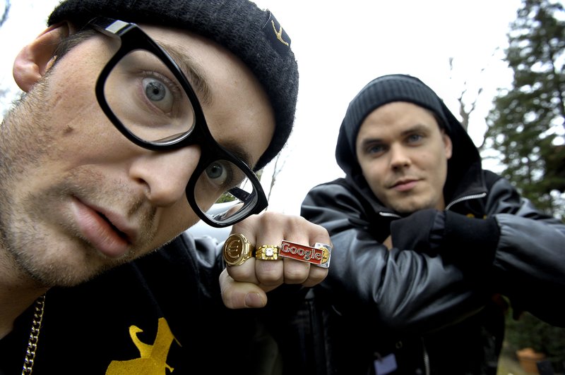 Frej Larsson och Herbert Munkhammar. Foto: Janerik Henriksson/TT