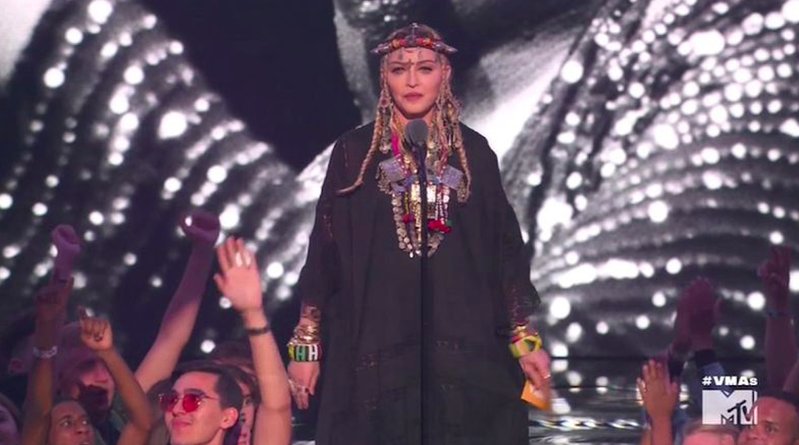 Madonna höll tal på MTV-gala Madonna höll tal på MTV-gala
