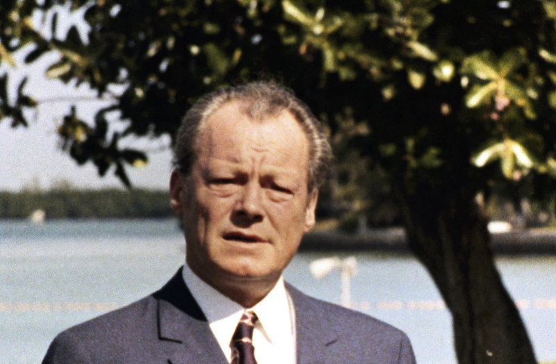 Willy Brandt (SPD), tidigare västtysk förbundskansler. Bilden är från 1965, då han var borgmästare i Västberlin.
