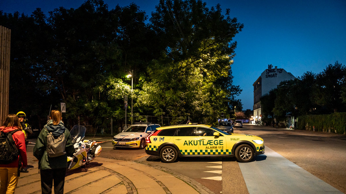 Polis och läkare larmades till Christiania i Köpenhamn efter skottlossning i slutet av augusti. Arkivbild.