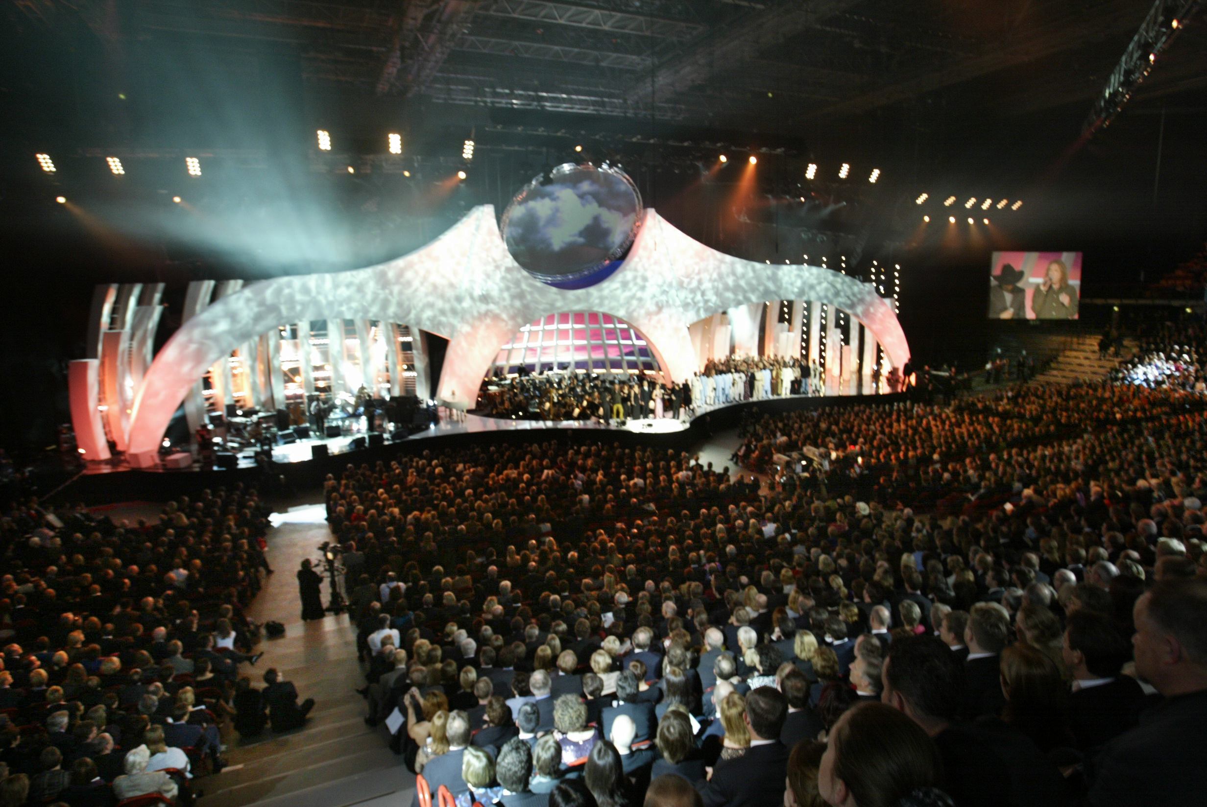 Oslo Spektrum är en stor inomhusarena där bland annat Eurovision Song Contest hölls. 