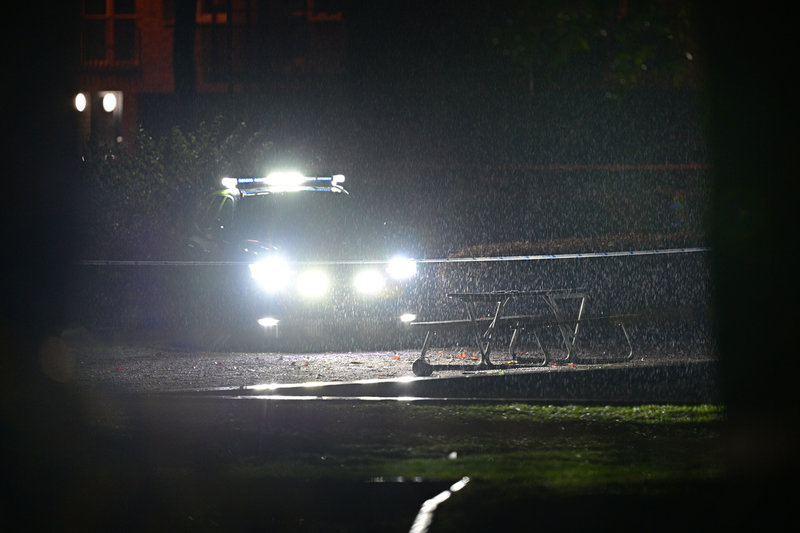 Polisen har upprättat flera avspärrningar i området.