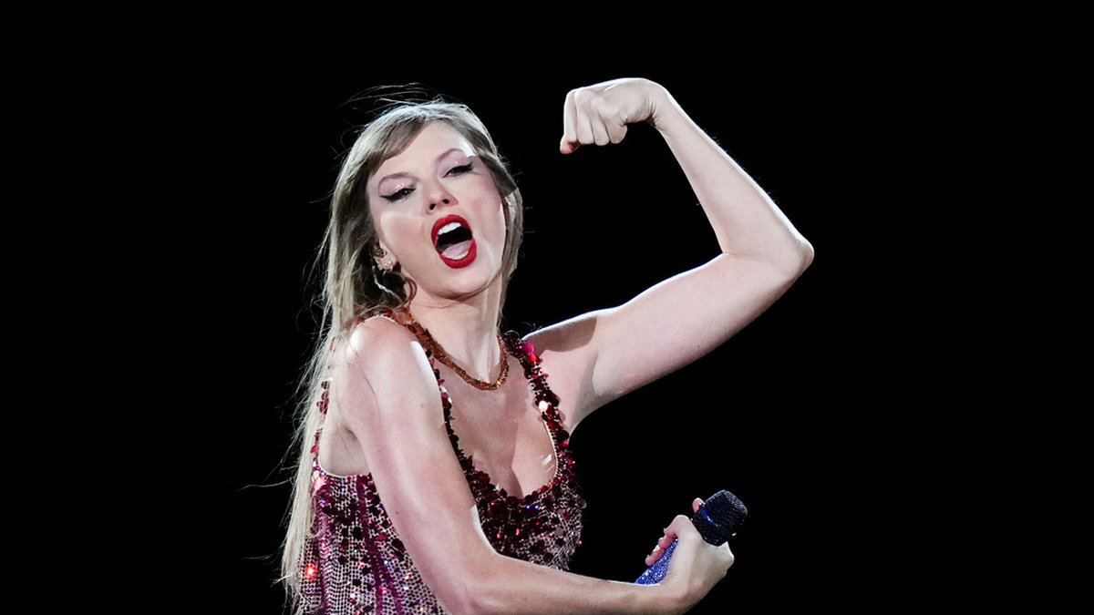 Taylor Swift, född 1989 i Reading i Pennsylvania är en amerikansk låtskrivare och popsångerska. Arkivbild.