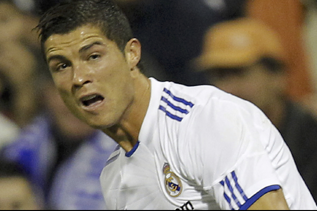 Ronaldo har nu gjort 38 mål 38 La Liga-matcher för Real Madrid.
