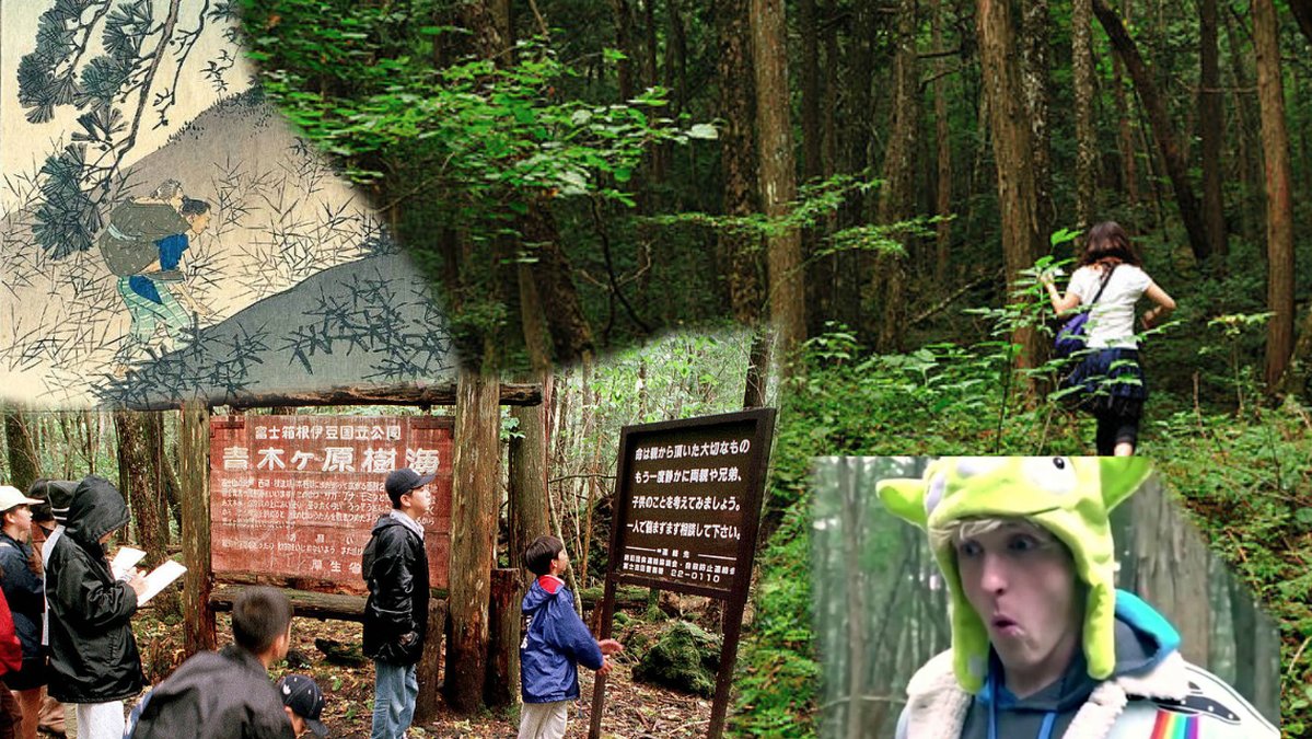 Logan Paul publicerade ett klipp från japanska "självmordsskogen"