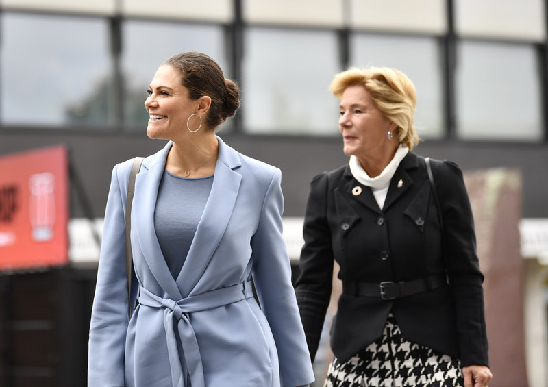 Kronprinsessan Victoria och Maria Larsson. Foto: Pontus Lundahl/TT