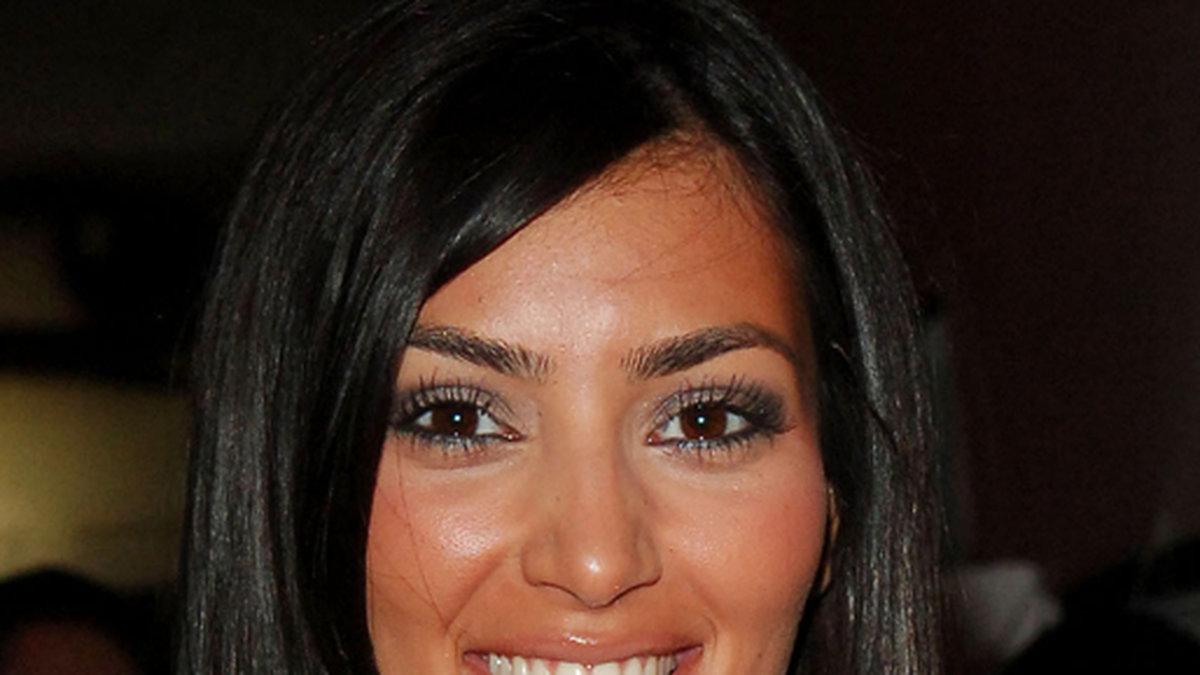Så här såg Kim Kardashian ut år 2006.