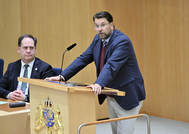 Jimmie Åkesson. Foto: Pontus Lundahl/TT