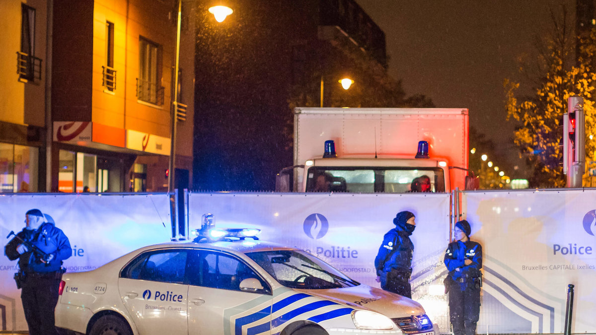 Terrorhotsnivån höjs i Bryssel. 