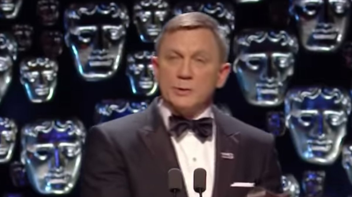 Daniel Craig på BAFTA-galan.