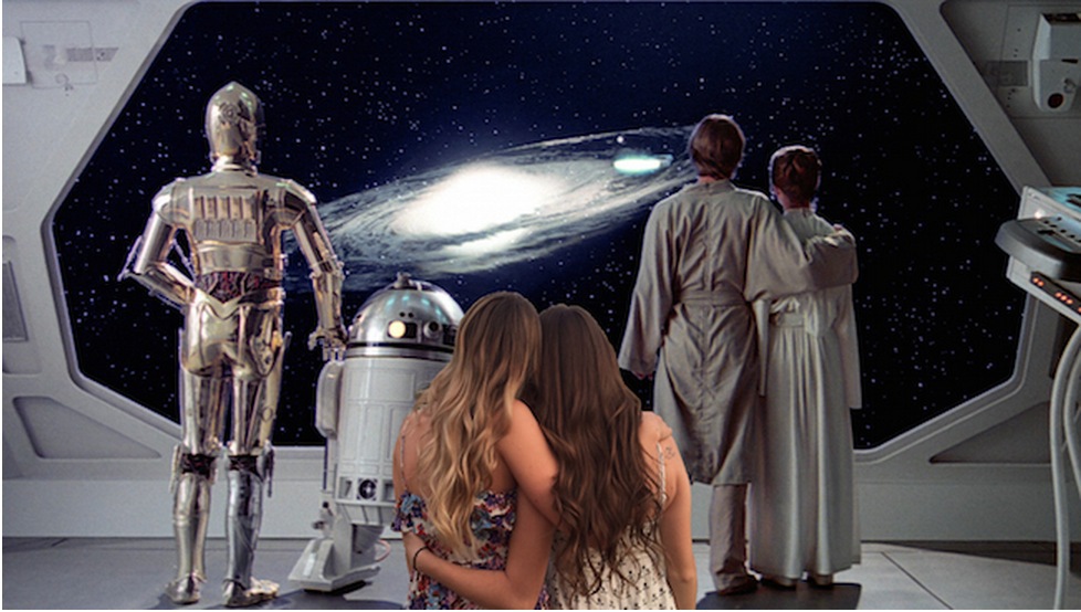 Tittar ut över galaxen. Tittar ut över galaxen.