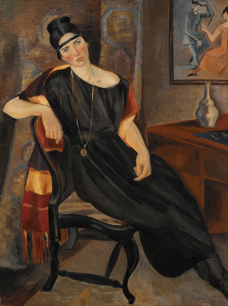 Greta Fahlcrantz-Lindberg, Märtha Gahn, 1920. Ur utställningen 'Swedish Grace – konst och design i 1920-talets Sverige', på Nationalmuseum i Stockholm. Pressbild.