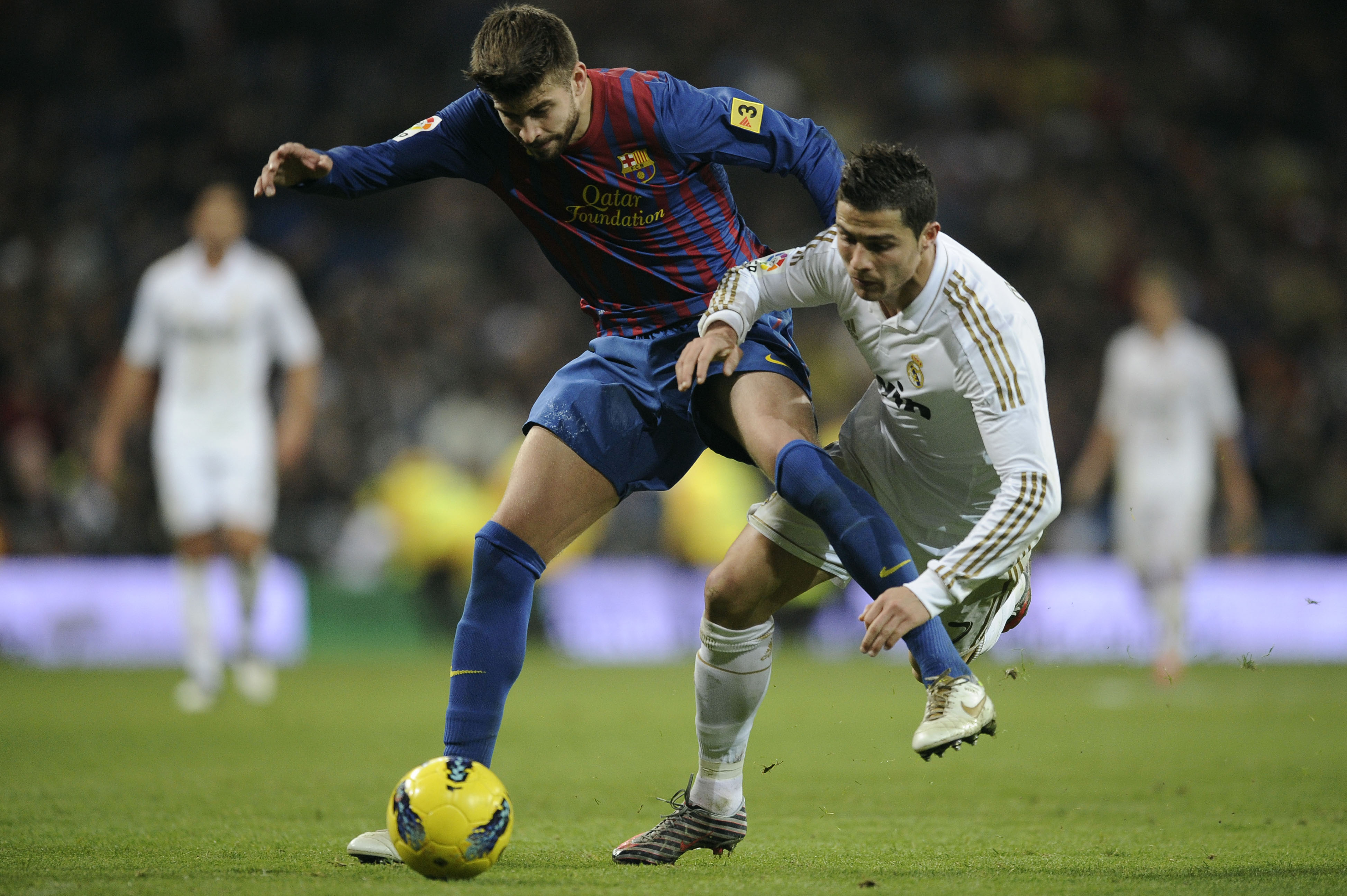Pique och Ronaldo möter varandra flera gånger per säsong.