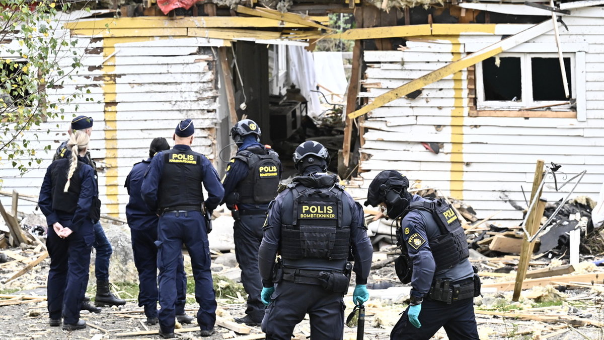Ett stort antal sprängningar och mord har inträffat i Sverige på senare år och den gemensamma nämnaren är de kriminella gängen. Av detta märks inte mycket i Europols nya rapport. Arkivbild