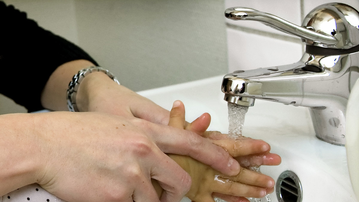 Tvätta händerna när du varit på toaletten!