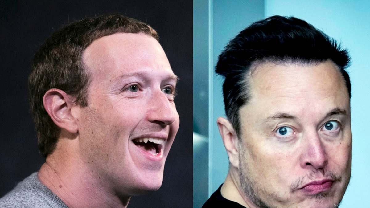 Marc Zuckerberg har anledning att vara gladare än 'rivalen' Elon Musk. Arkivbilder.