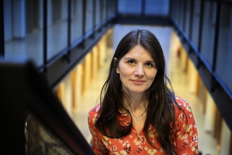 Statsvetaren Jenny Madestam fotograferad på Södertörns högskola. Arkivbild.