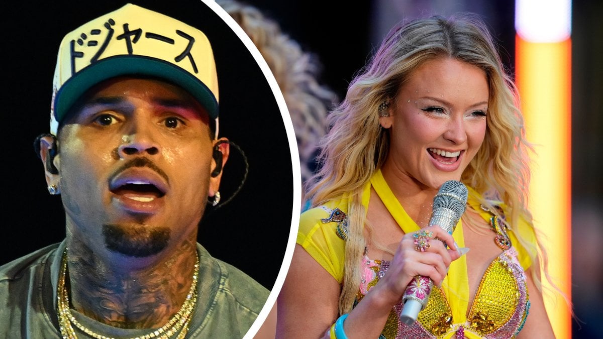 Chris Browns känga mot Zara Larsson väcker reaktioner