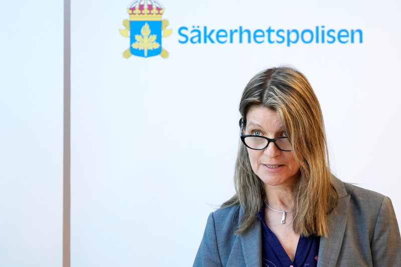 Susanna Trehörning, biträdande enhetschef för kontraterrorism på Säkerhetspolisen. Arkivbild.