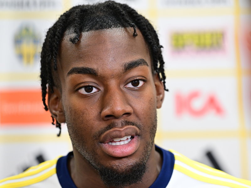 Anthony Elanga blev målskytt när sitt Newcastle mötte Arsenal. Arkivbild.