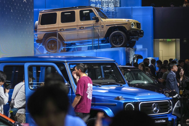 Mercedes G-klass elvariant rullades ur förra våren. Mercedes G-klass elvariant rullades ur förra våren.