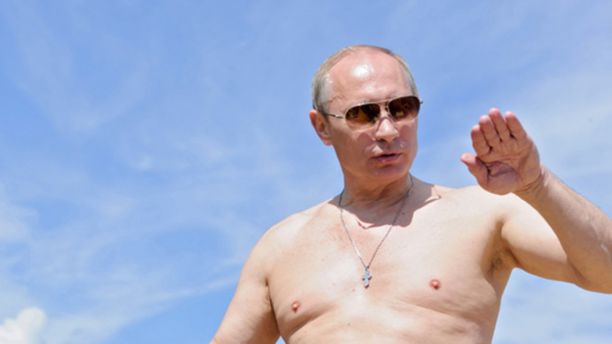 Vladimir Putin fiskar.