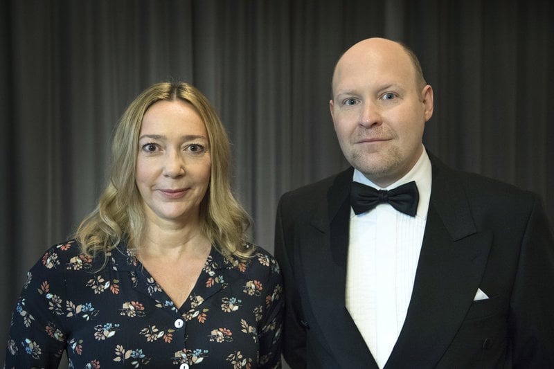 Malin Cederbladh och Henrik Dorsin 2017. Foto: Jessica Gow/TT