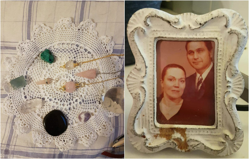 Izabellas pendlar och morföräldrar Izabellas pendlar och morföräldrar