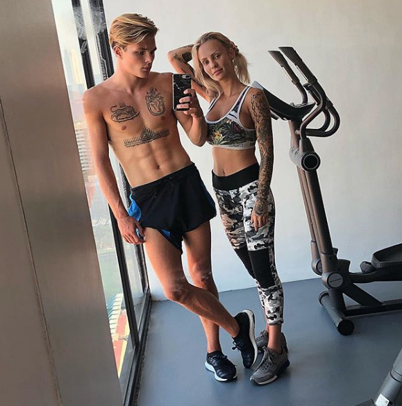 Lance Hedman Graaf och flickvännen Paulina Paow Danielsson. Lance Hedman Graaf och flickvännen Paulina Paow Danielsson.
