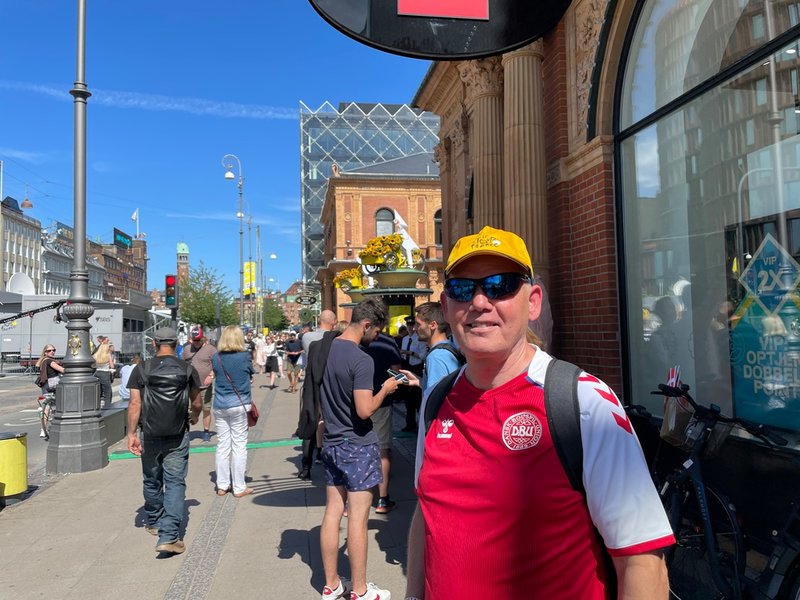 Jens Peder Jensen ska se samtliga tre danska etapper av Tour de France. Den sista – som avgörs på söndag – startar i hans hemstad Vejle.