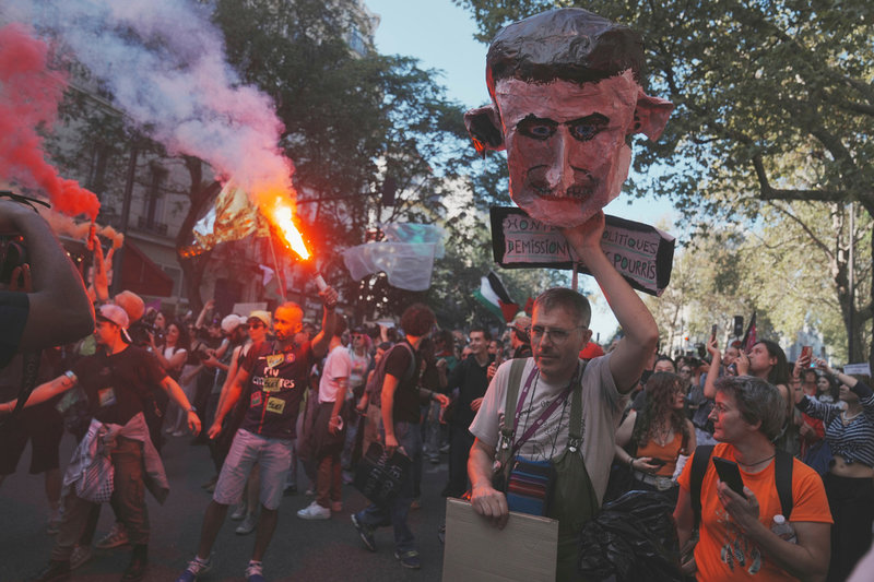 Frankrikes större fackförbund hade kallat till torsdagens strejk.