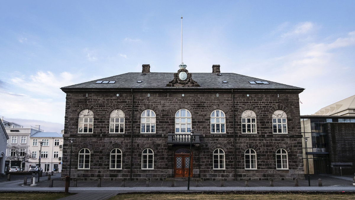 Islands parlament, alltinget, kan har varit mål för de misstänkta terrorplanerna. Arkivbild.