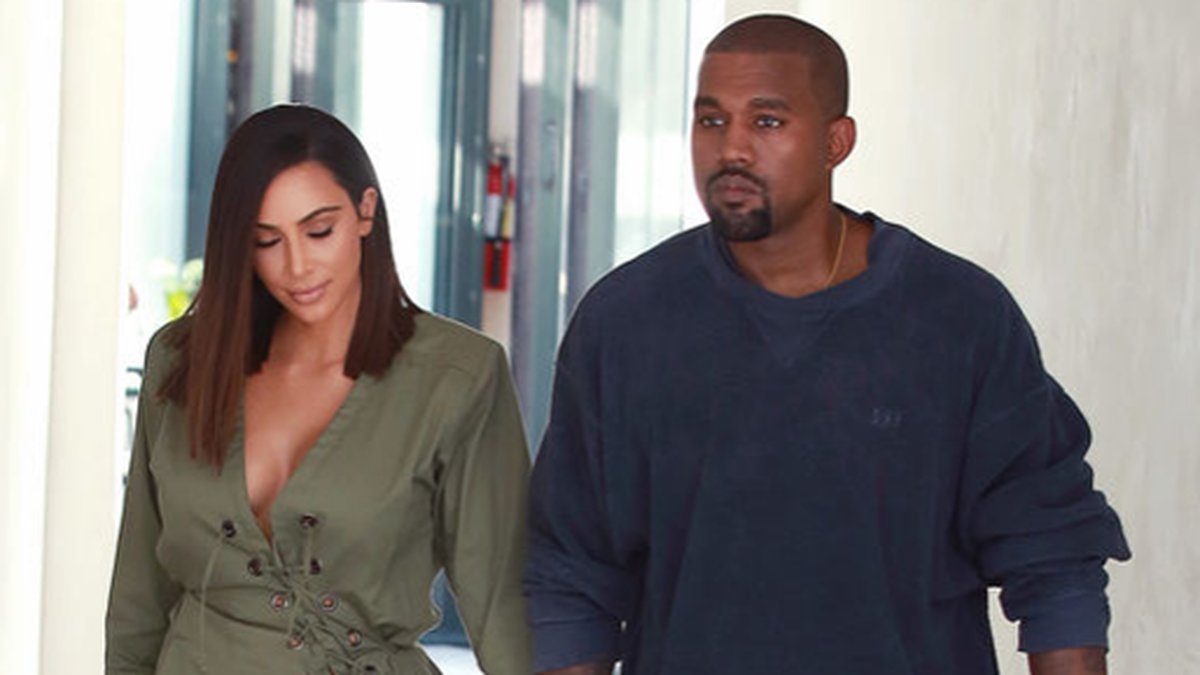 Kim Kardashian och maken Kanye West.