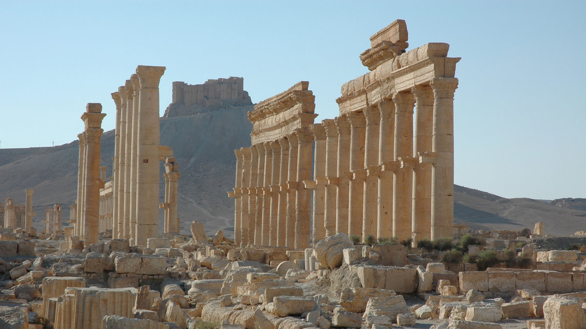 Palmyra är full av viktiga monument.