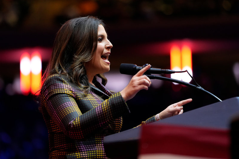 Representanthusledamoten Elise Stefanik blir Trumps nya FN-ambassadör. Arkivbild.