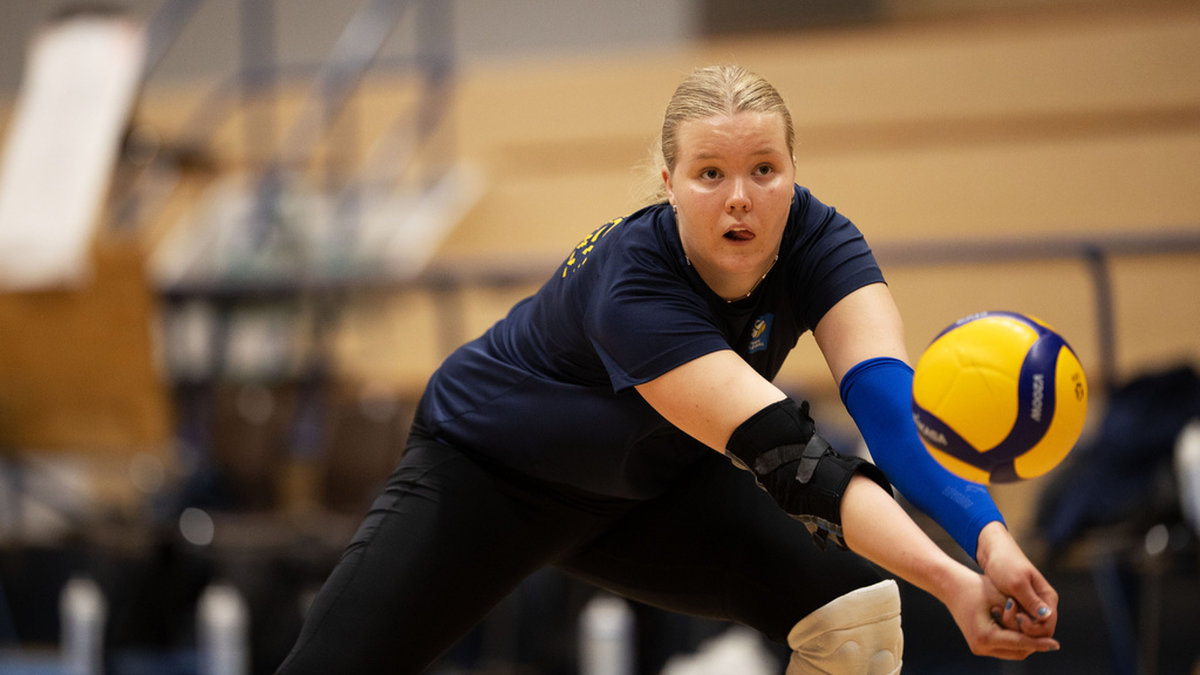 Paulina Lindberg och hennes lagkamrater i Örebro Volley vann SM-guldet efter 3–0 i matcher mot Engelholm. Arkivbild.