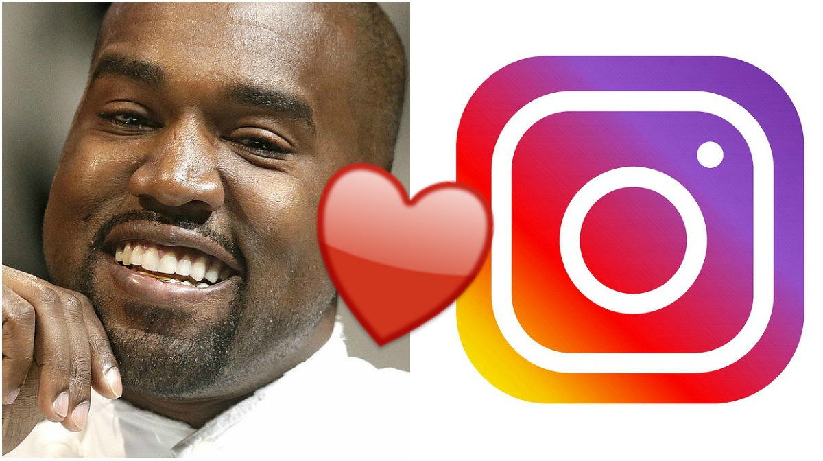 instagram, Feed, likes, Kanye West, snabbt