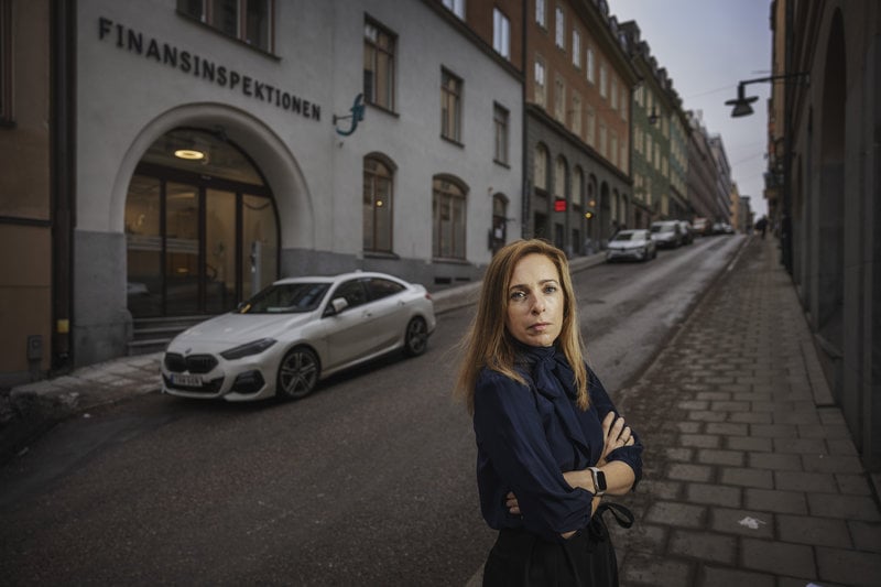 Moa Langemark, Finansinspektionens konsumentskydd. Foto: Linus Sundahl-Djerf SVD / TT