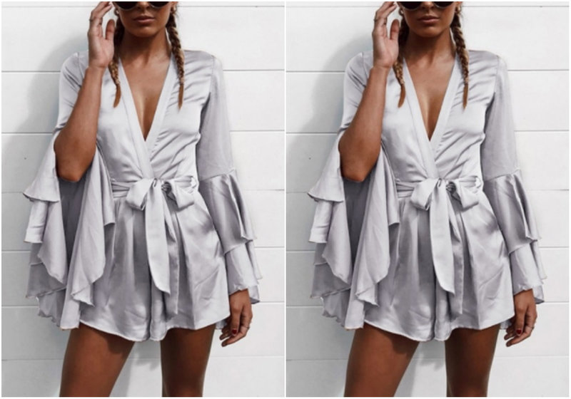 Grå jumpsuit