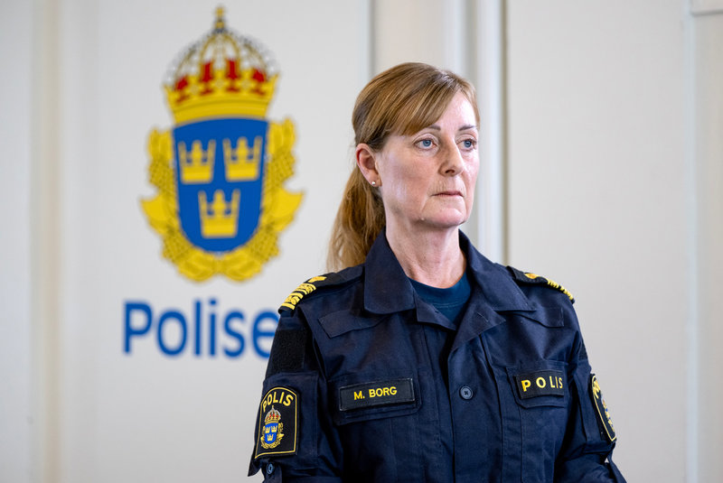 Marie Borg, kommenderingschef för polisens särskilda händelse för valet.