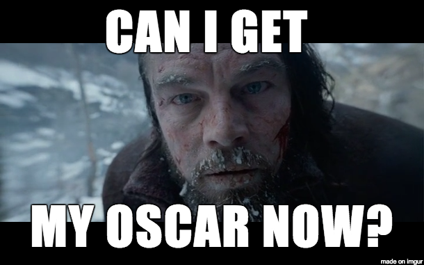 Leonardo Dicaprio fick en Oscar för sin insats i filmen The Revenant Leonardo Dicaprio fick en Oscar för sin insats i filmen The Revenant