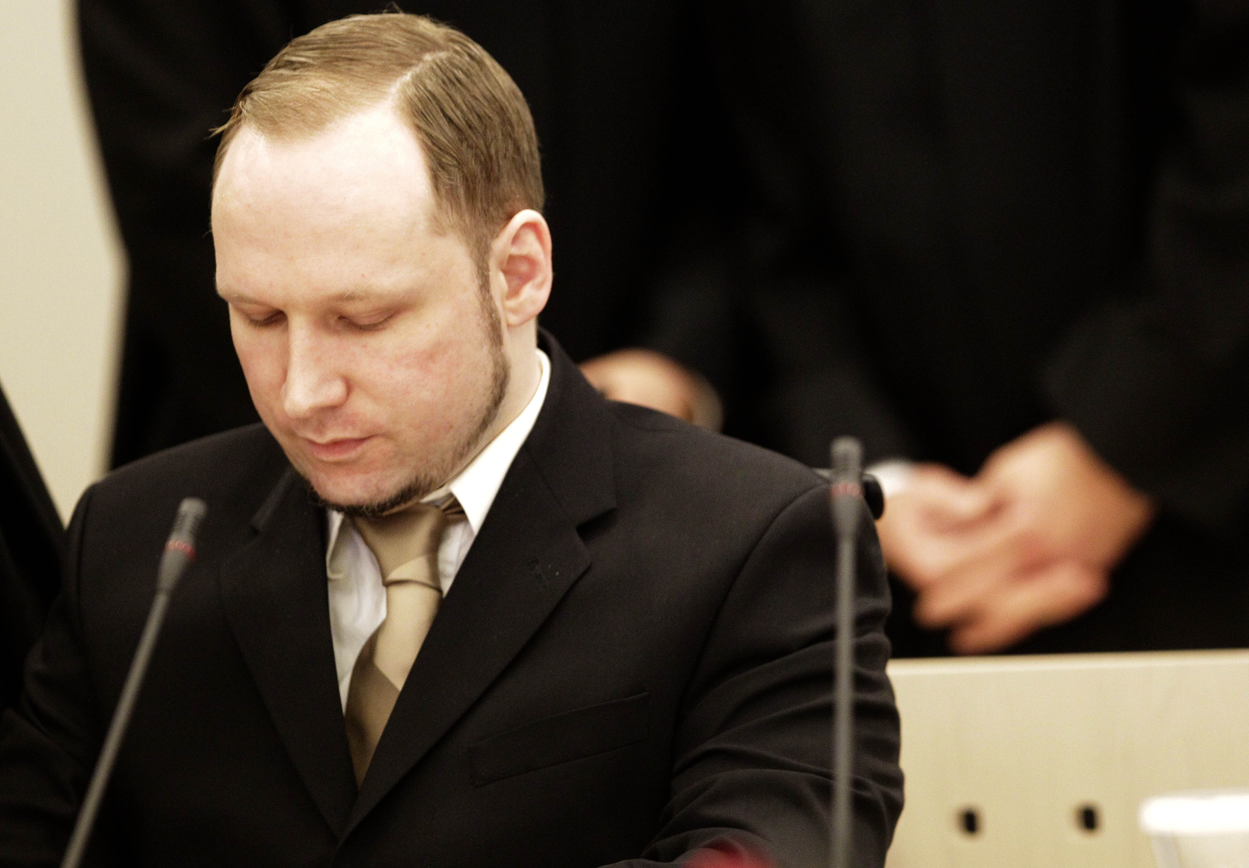 Breivik talade i över en timme. 