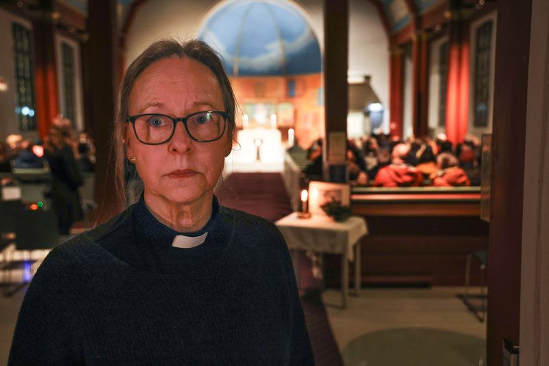 Prästen Ann Cathrin Opsann Tomten var den som fick leverera dödsbudet till familjen. 