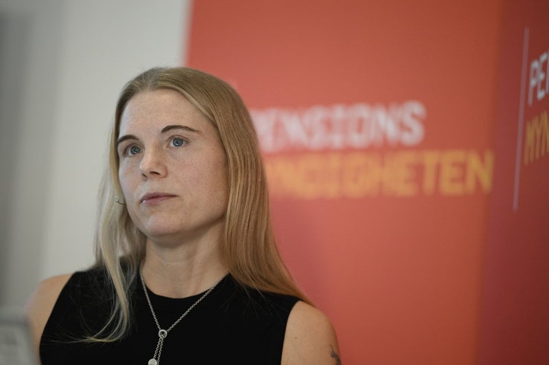Pensionsmyndighetens analytiker Linda Wiese. Foto: Pontus Lundahl/TT