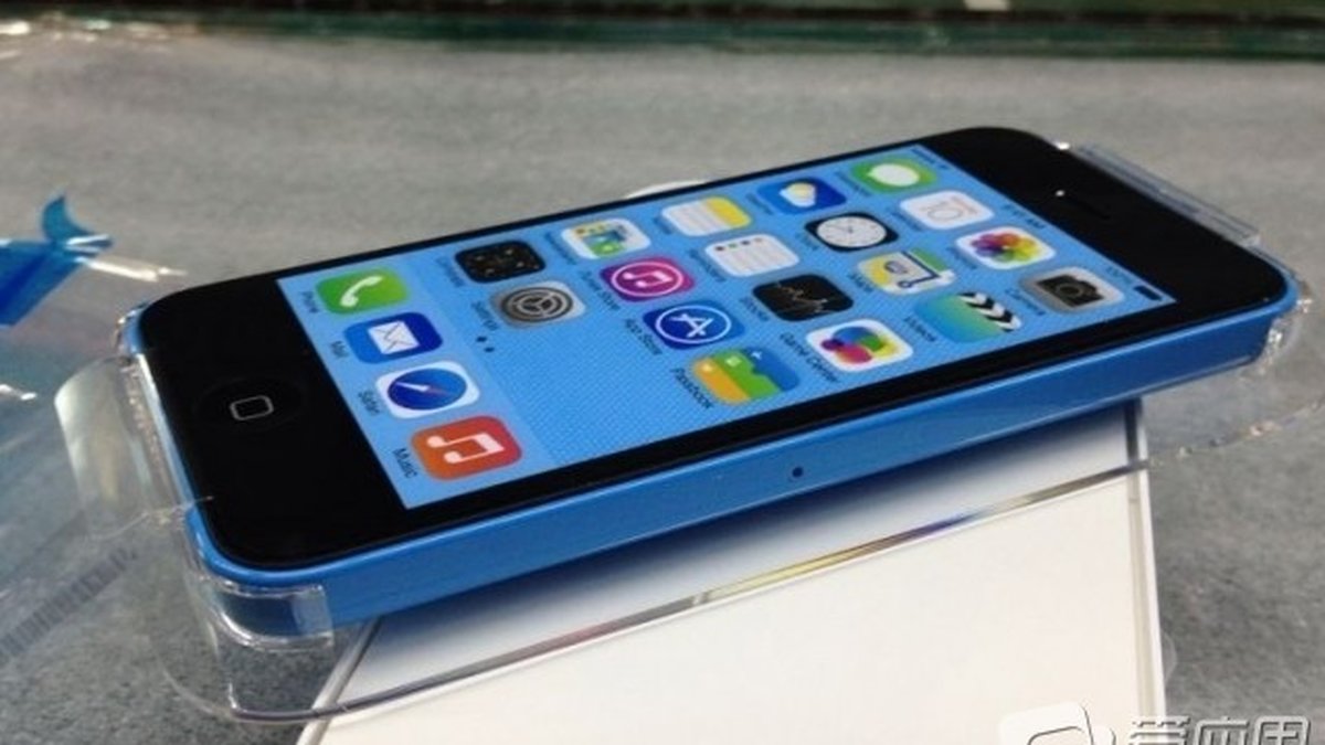 Här är nya iPhone 5C.