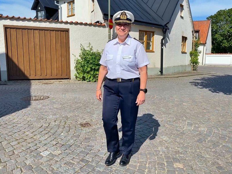 Viceamiral Ewa Skoog Haslum, chef för Försvarsmaktens operationsledning.
