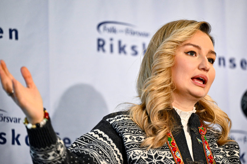 Energi- och näringsminister Ebba Busch (KD), ska delta vid World Economic Forum i Davos i veckan. Bild från Folk och Försvars Rikskonferens i Sälen.