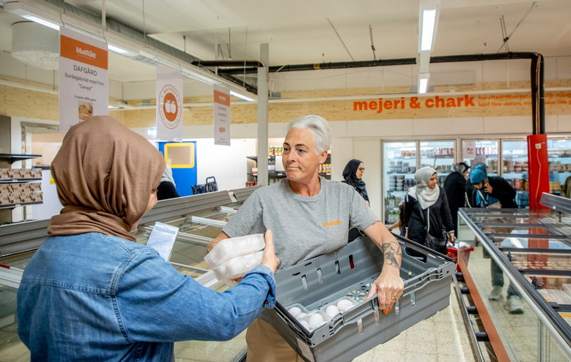 Ida-Lina Frissel Aaasland är verksamhetschef på MatRätt, som driver livsmedelsbutiker i Flatås och i Rannebergen i Göteborg. Arkivbild.